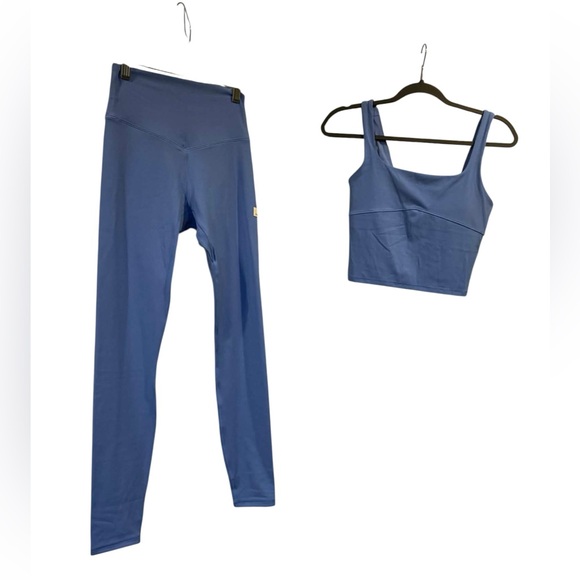 Vuori Pants - NWT Vuori all the form leggings and tank set RIVIERA BLUE Size XS